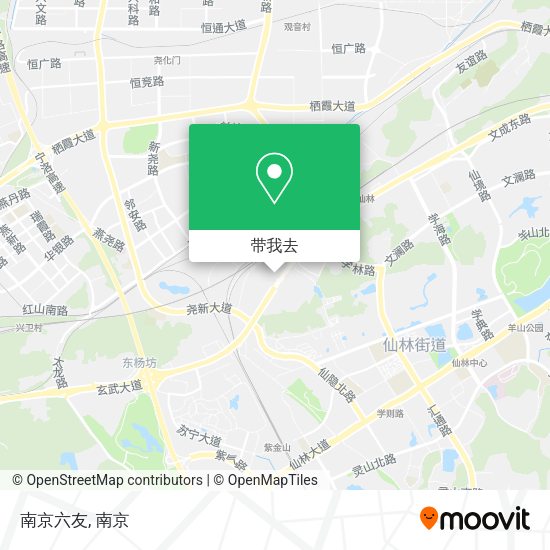 南京六友地图