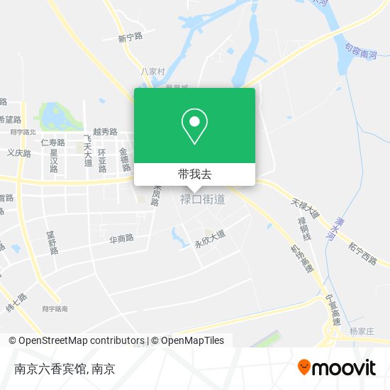 南京六香宾馆地图
