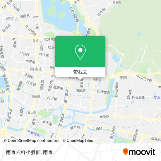 南京六鲜小煮面地图