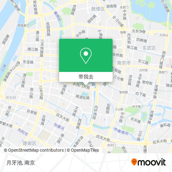 月牙池地图
