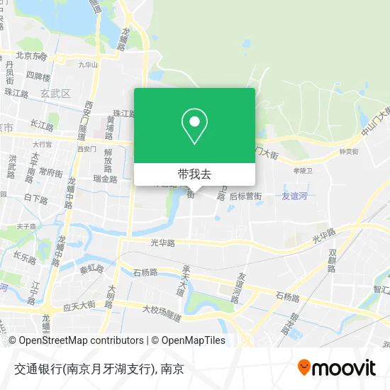 交通银行(南京月牙湖支行)地图