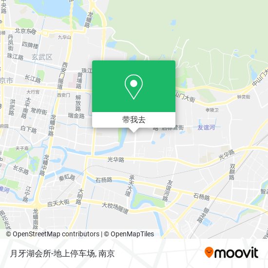 月牙湖会所-地上停车场地图
