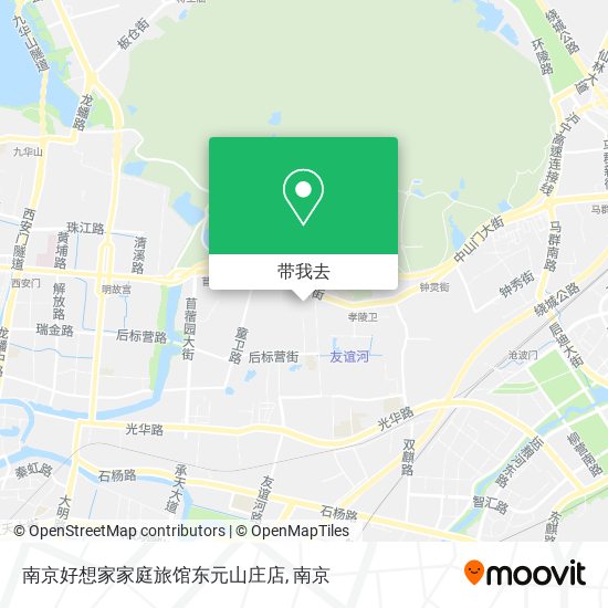 南京好想家家庭旅馆东元山庄店地图