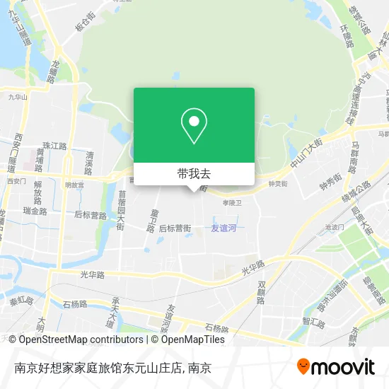 南京好想家家庭旅馆东元山庄店地图