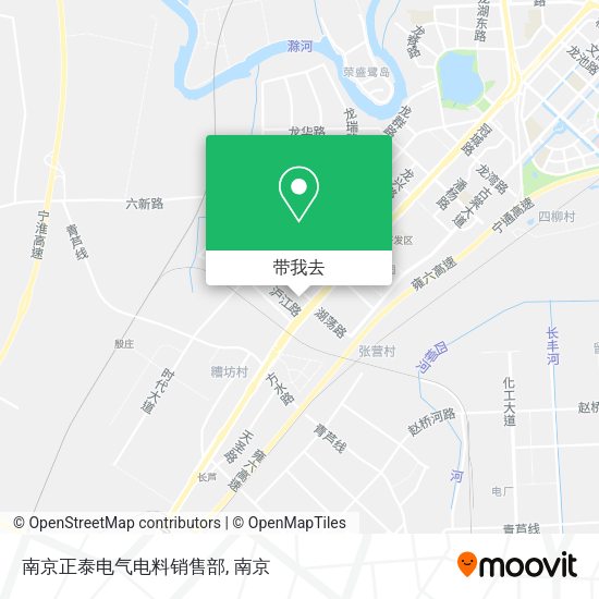南京正泰电气电料销售部地图