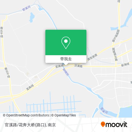 官溪路/花奔大桥(路口)地图