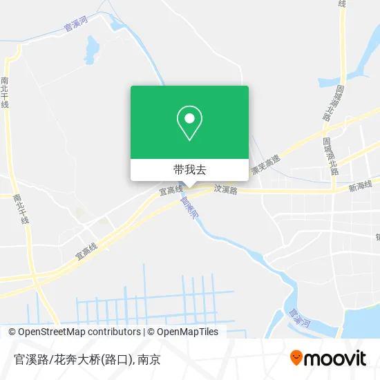 官溪路/花奔大桥(路口)地图