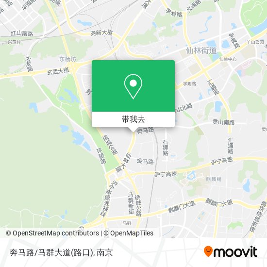奔马路/马群大道(路口)地图