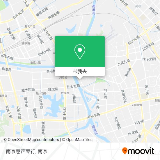 南京慧声琴行地图