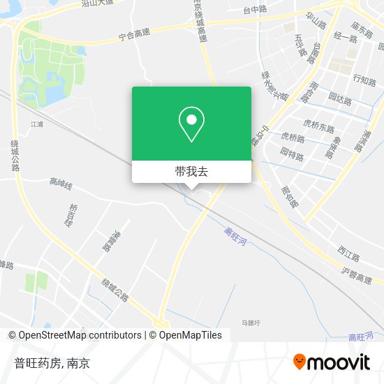 普旺药房地图