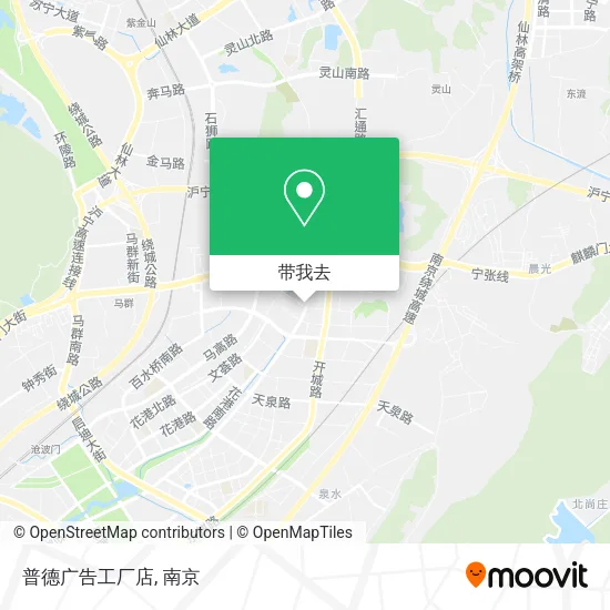 普德广告工厂店地图