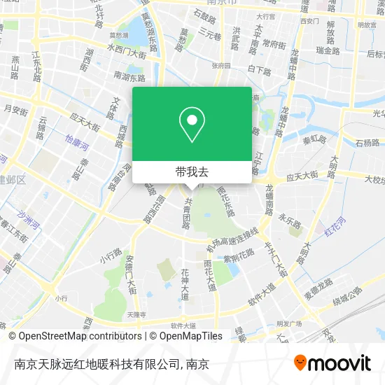 南京天脉远红地暖科技有限公司地图