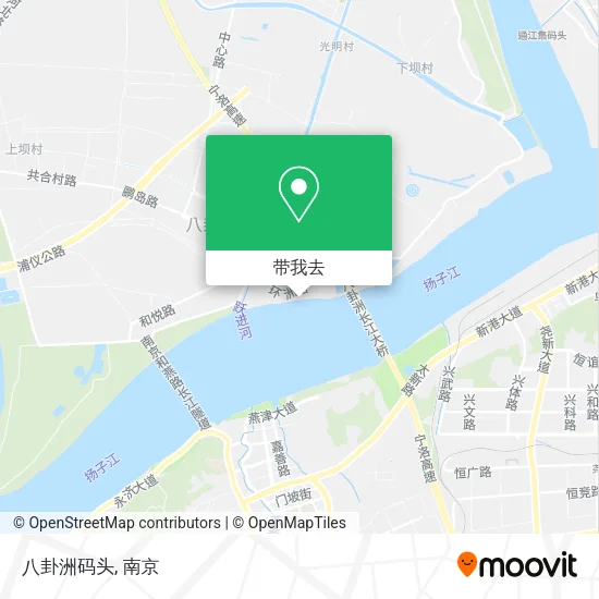 八卦洲码头地图
