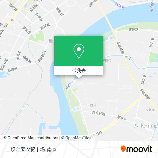 上坝金宝农贸市场地图