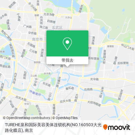 TUREHE泉和国际美容美体连锁机构(NO.160503大光路化蝶店)地图