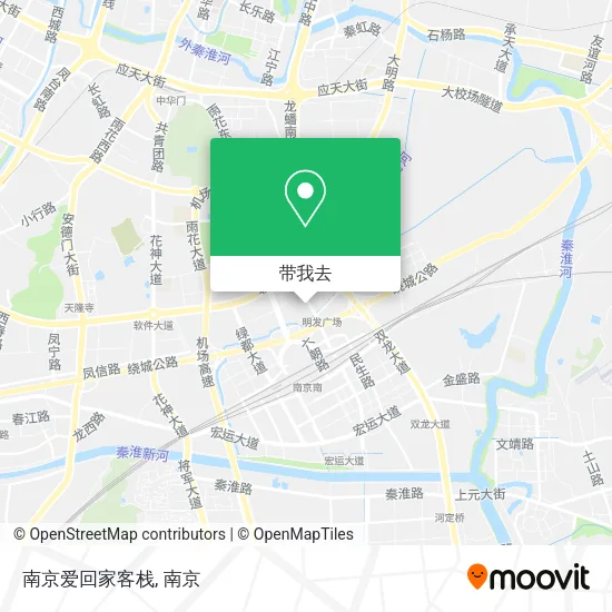 南京爱回家客栈地图