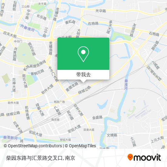 柴园东路与汇景路交叉口地图