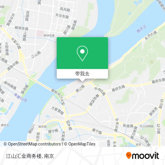 江山汇金商务楼地图