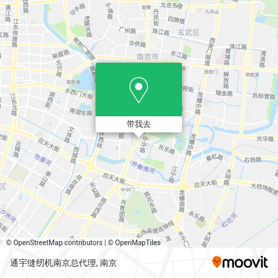 通宇缝纫机南京总代理地图