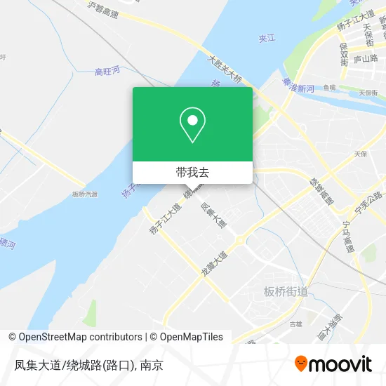 凤集大道/绕城路(路口)地图