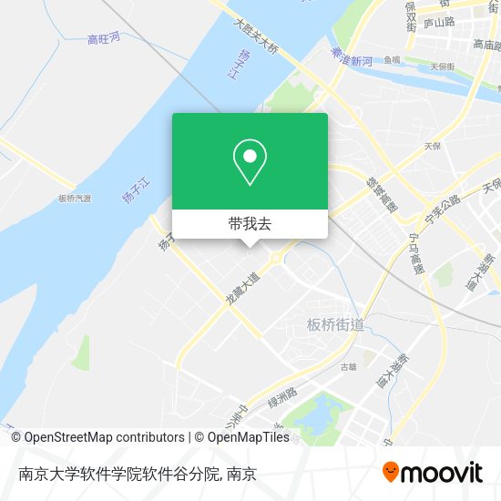 南京大学软件学院软件谷分院地图
