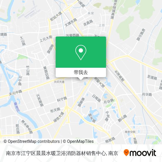 南京市江宁区晨晨水暖卫浴消防器材销售中心地图