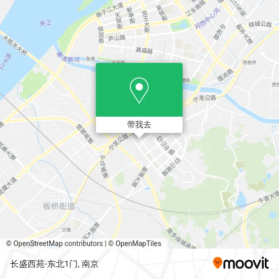 长盛西苑-东北1门地图
