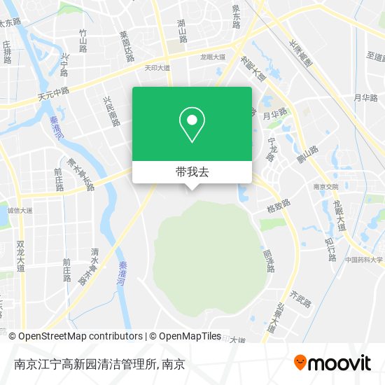 南京江宁高新园清洁管理所地图