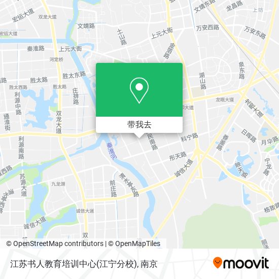 江苏书人教育培训中心(江宁分校)地图