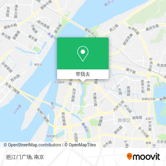 挹江门广场地图