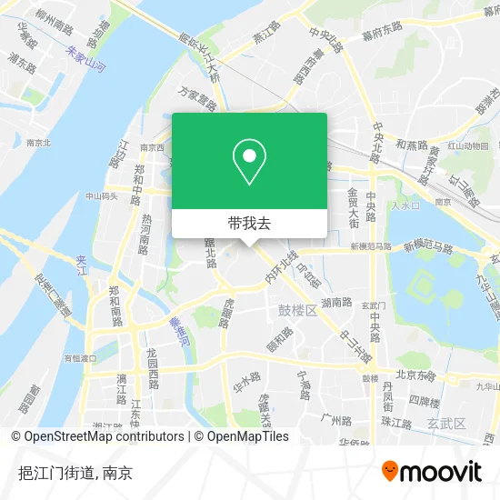 挹江门街道地图