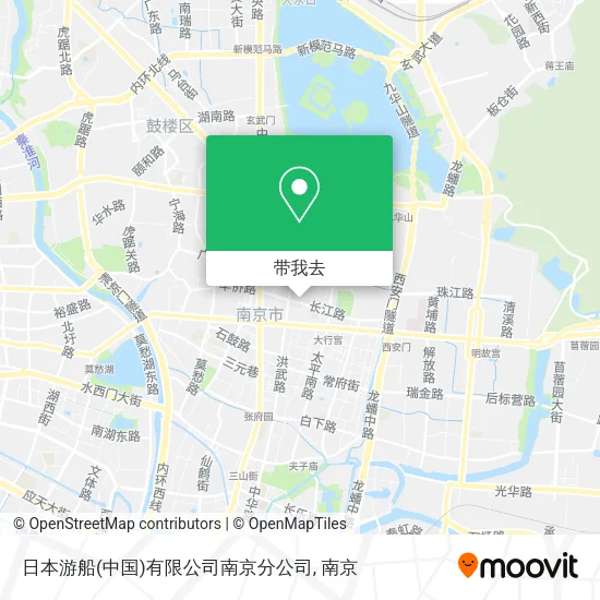 日本游船(中国)有限公司南京分公司地图