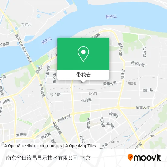 南京华日液晶显示技术有限公司地图