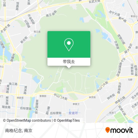 南格纪念地图