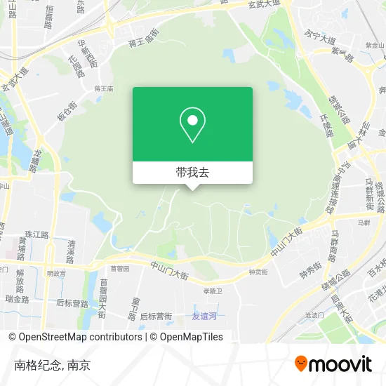 南格纪念地图