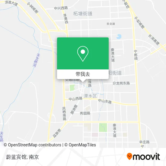 蔚蓝宾馆地图