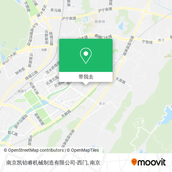 南京凯铂睿机械制造有限公司-西门地图