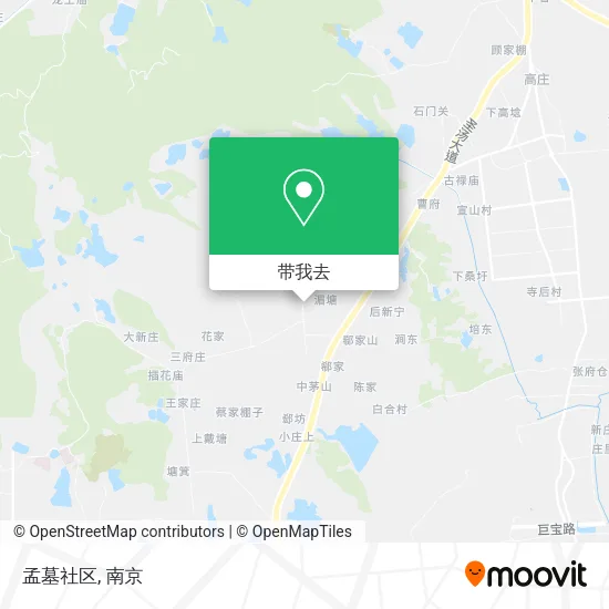 孟墓社区地图