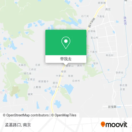 孟墓路口地图