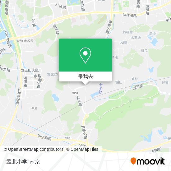 孟北小学地图