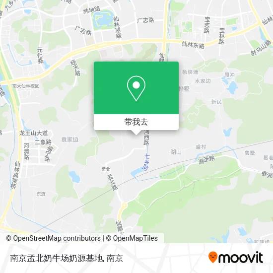 南京孟北奶牛场奶源基地地图