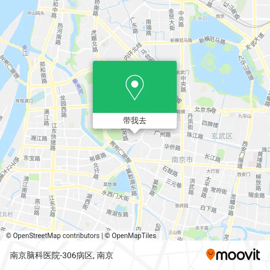 南京脑科医院-306病区地图