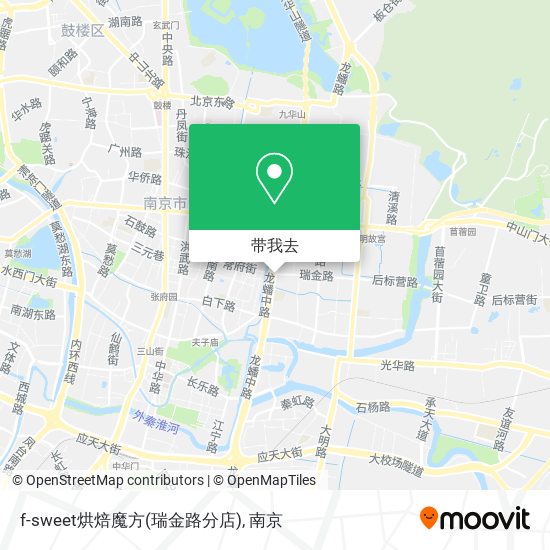 f-sweet烘焙魔方(瑞金路分店)地图