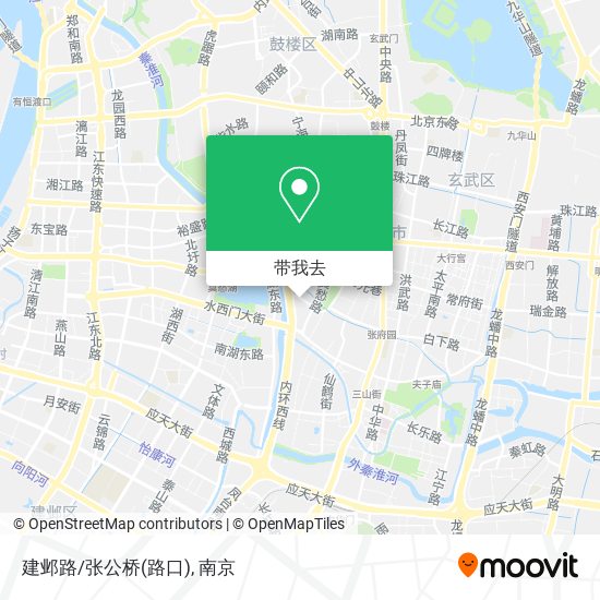 建邺路/张公桥(路口)地图