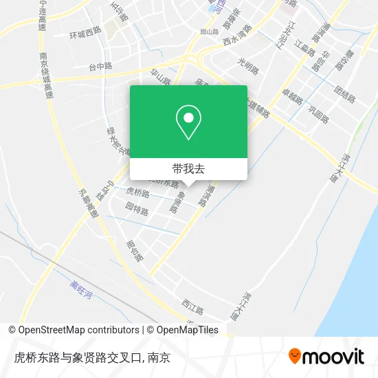 虎桥东路与象贤路交叉口地图