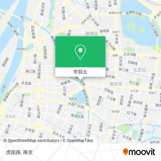 虎踞路地图