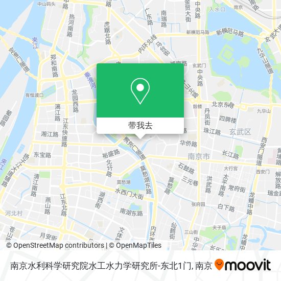 南京水利科学研究院水工水力学研究所-东北1门地图