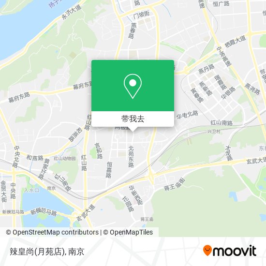 辣皇尚(月苑店)地图