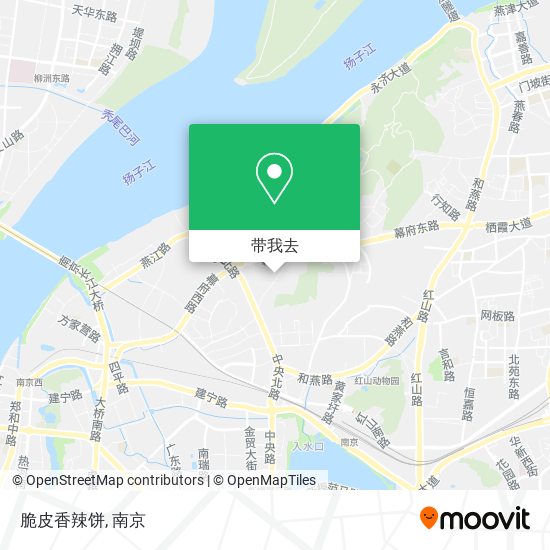 脆皮香辣饼地图