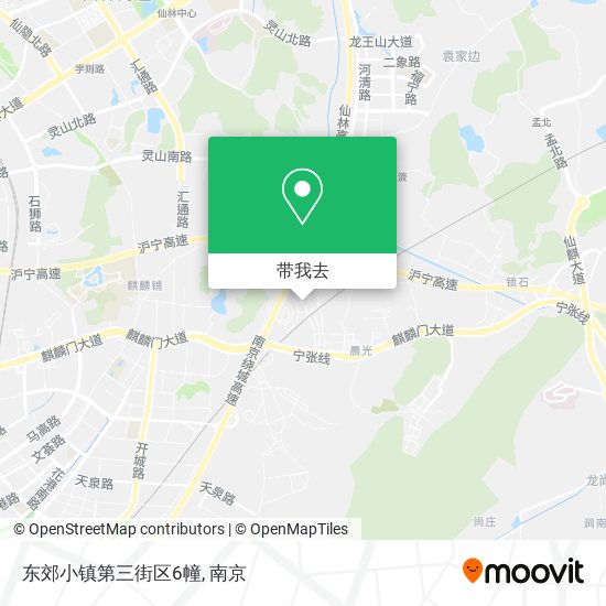 东郊小镇第三街区6幢地图